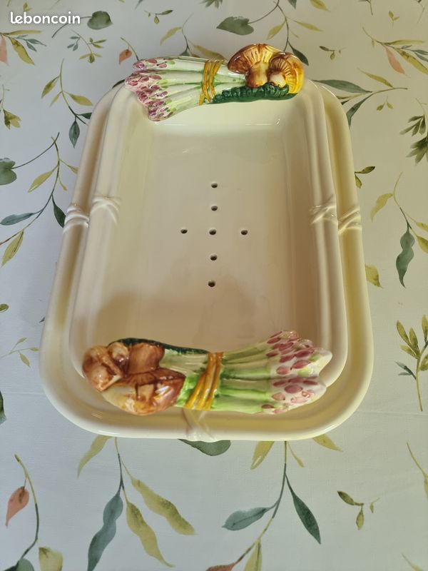 Plat de service à asperges (image 1)