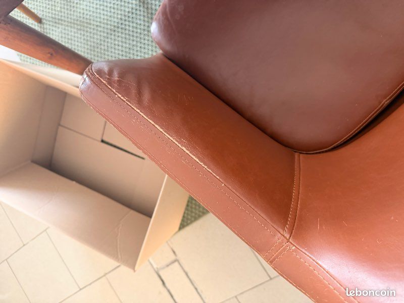 Ensemble table à manger Maison du Monde + 3 fauteuils (image 3)
