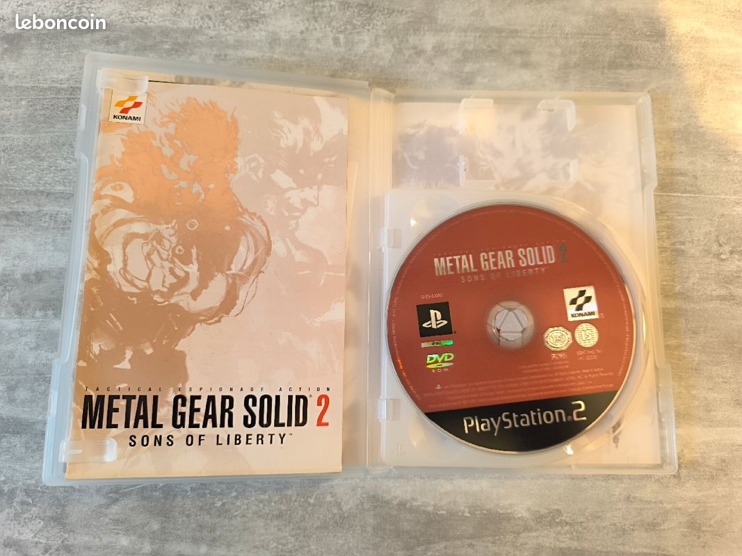 Jeu PlayStation 2 - Metal Gear Solid 2 Sons of Liberty - Jeux Vidéo PS2 Complet (image 1)