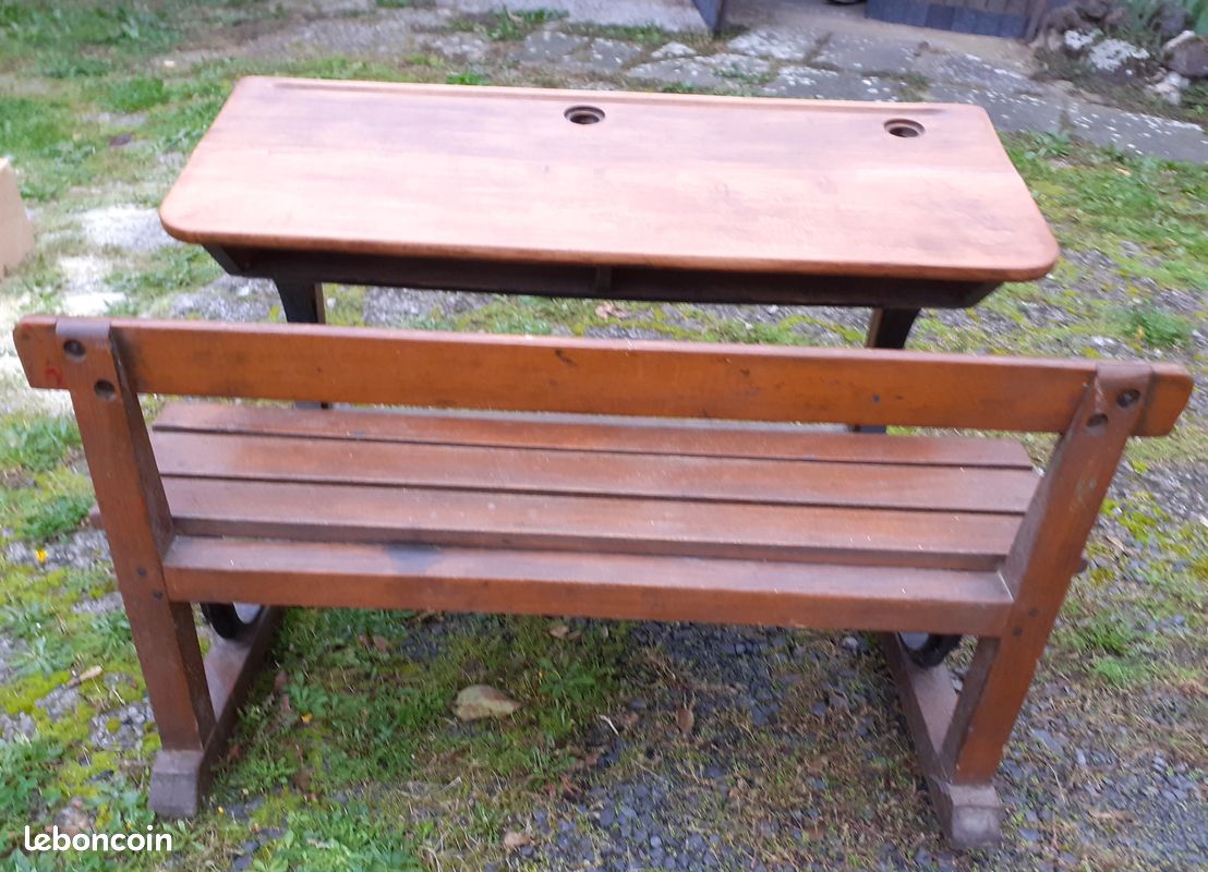Ancien bureau écolier (image 2)