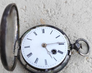 Ancienne Roue De Montre à Coq – Laiton Doré – Pendule Horloge