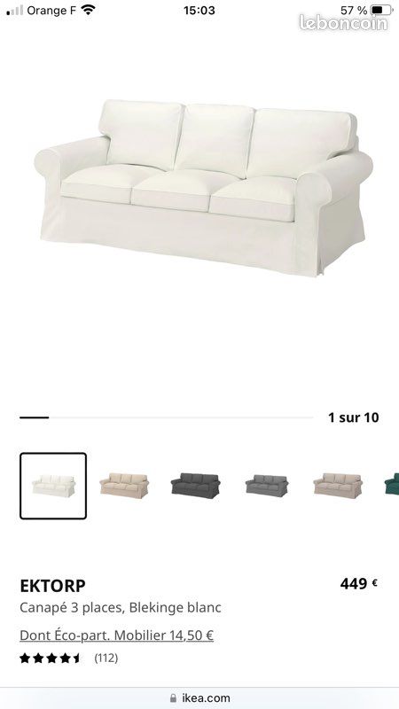 Canapé à vendre (image 6)