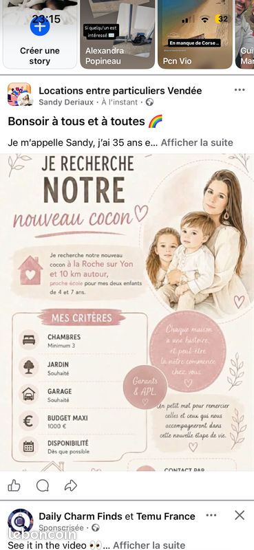 Maison 3 pièces 80 m² · à La Roche-sur-Yon · 80 m² · 950 €/mois