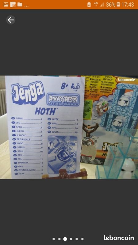 A SAISIR jeu ANGRY BIRDS STAR WARS EXCELLENT état (image 3)