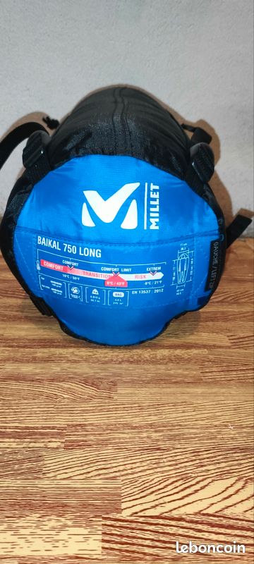 Sac de couchage Millet Baikal 750 long Sport Plein air