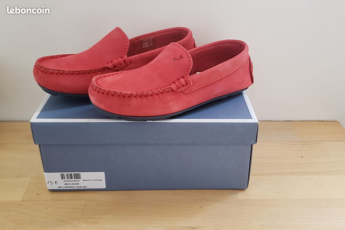 Leboncoin Mocassin Jacadi Garcon Mocassins Garçon Rouges Jacadi 32