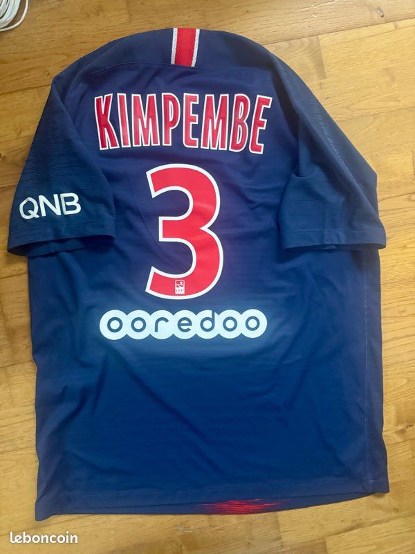 Maillot PSG Jordan Taille L - Dédicacé Par Kimpembe - Neuf Avec étiquettes