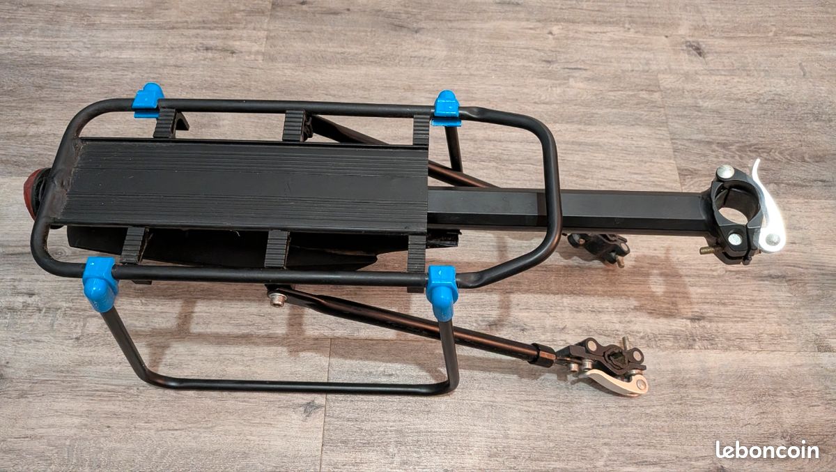 Adaptateur Tige De Selle Pour Convertir Étagère Arrière Vélo En Porte-Bagages - Métal Robuste - Installation Facile