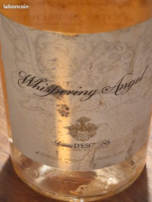 Vin rose wispering angel 75cl 2021 (image 1)