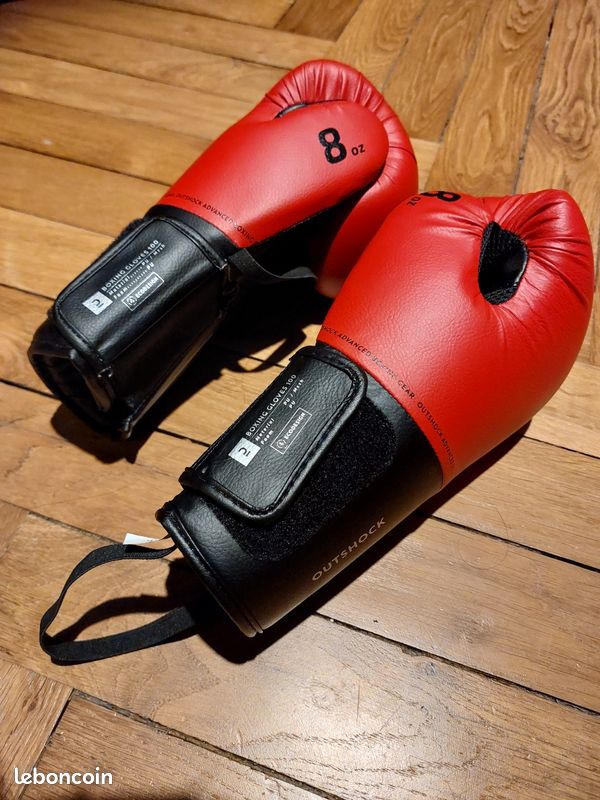 Gants de boxe enfants décathlon taille 8 (image 1)