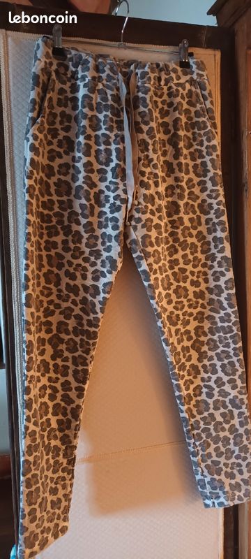 Pantalon stretch taille élastique (image 4)