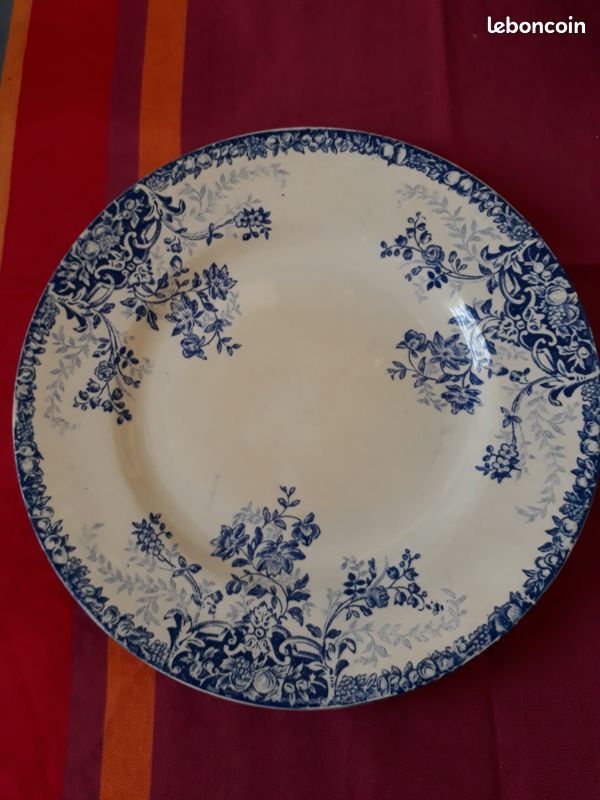 Assiettes terre de fer Bouchard Saint Amand (image 2)