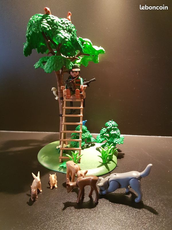 Playmobil garde forestier avec arbre du chasseur (image 3)