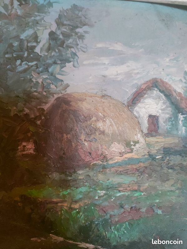 Tableau ancien signé Bret ars (image 2)