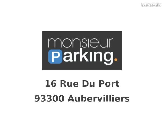 Parking/box Aubervilliers