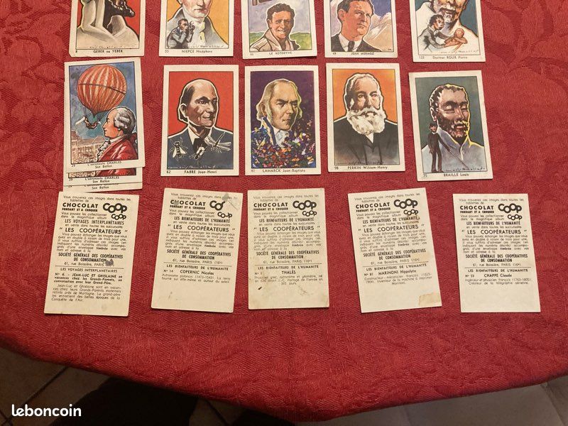 Lot de vignettes “les bienfaiteurs de l’humanité “ (image 6)