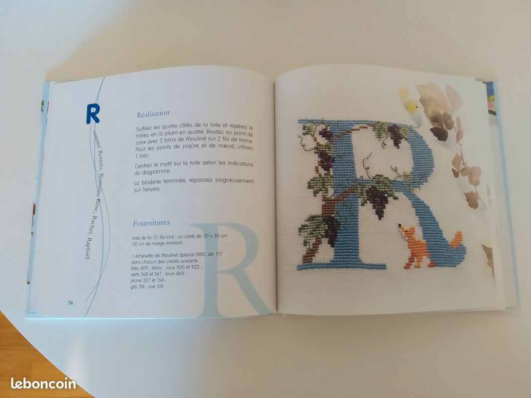 Livre "L'abécédaire au point de croix" de Catherine Allègre-Papadacci (image 8)