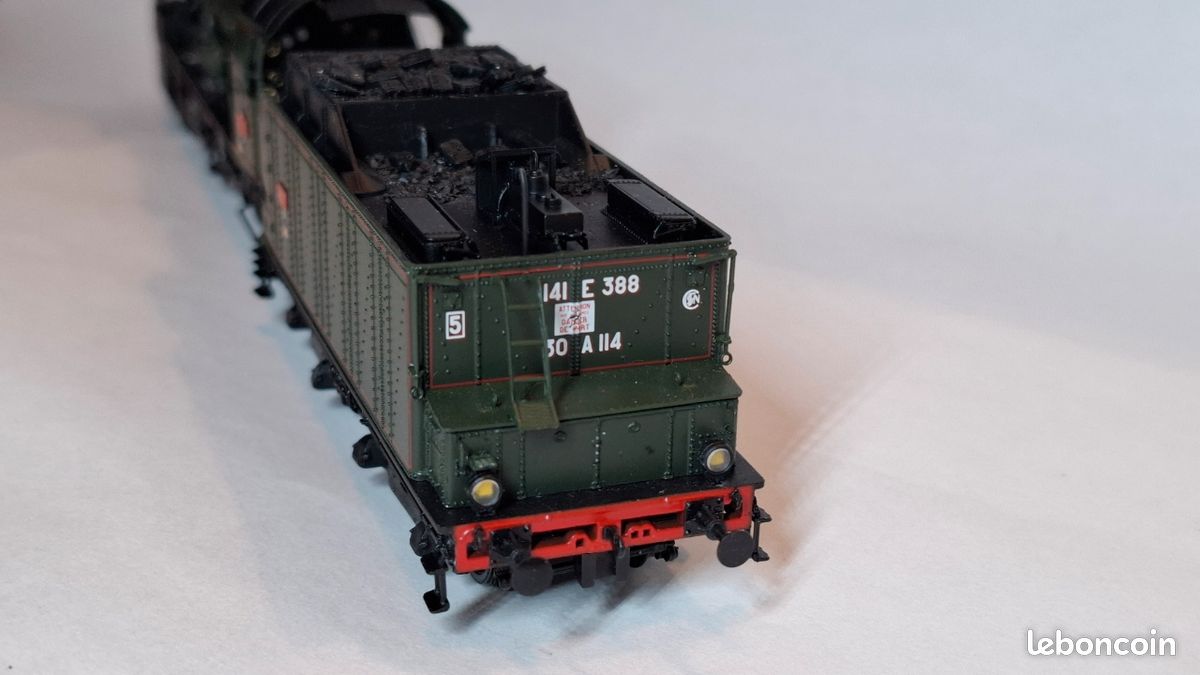 REE MB051 - Locomotive Vapeur 5-141 E 388 - SNCF CLERMONT Ep