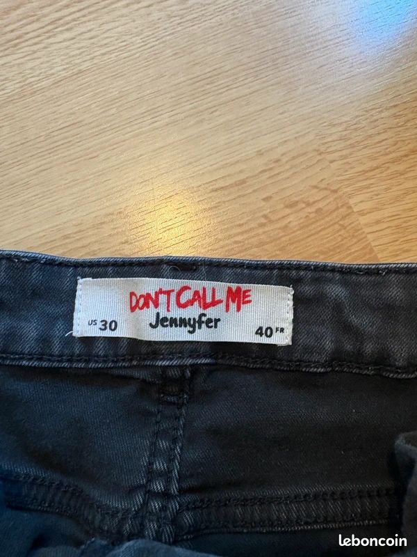 Jean noir Jennyfer – Taille 40 – Très bon état (image 5)