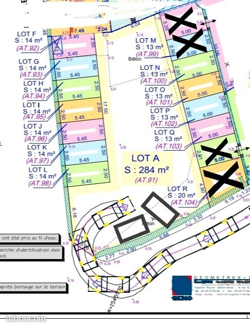 Grand parking de 13 places Duclair centre · 69 000 €