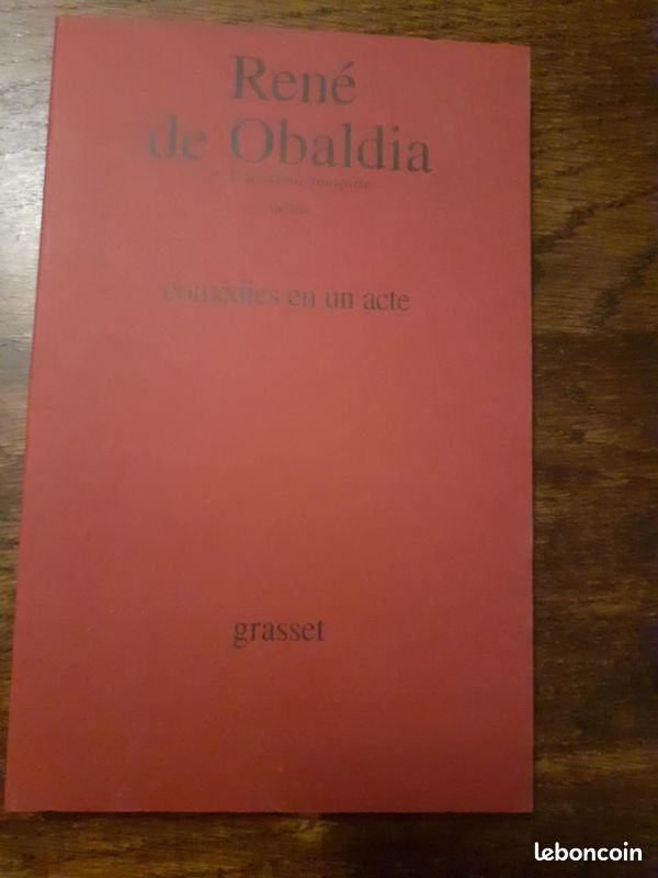 OBALDIA Comédies en un acte (image 1)