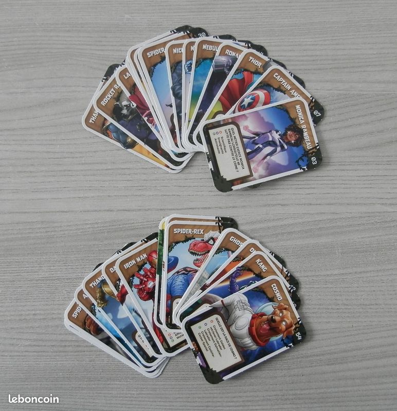 Cartes Marvel Leclerc 2024 MAJ 18/12/2024 Collection
