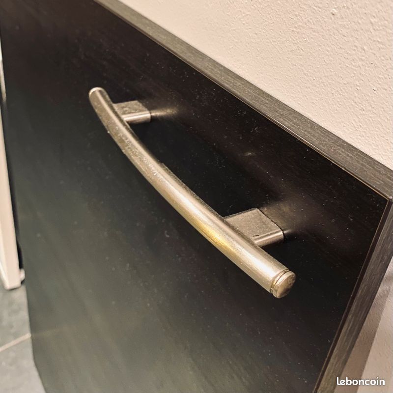 Lot de 6 façades de cuisine Ikea noir avec poignées (image 3)