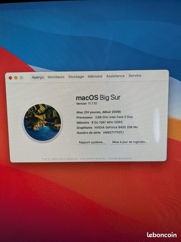 đ„ïž Imac 24 SSD 1To âïž (image 2)