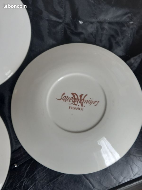 3 assiettes SARREGUEMINES (image 6)