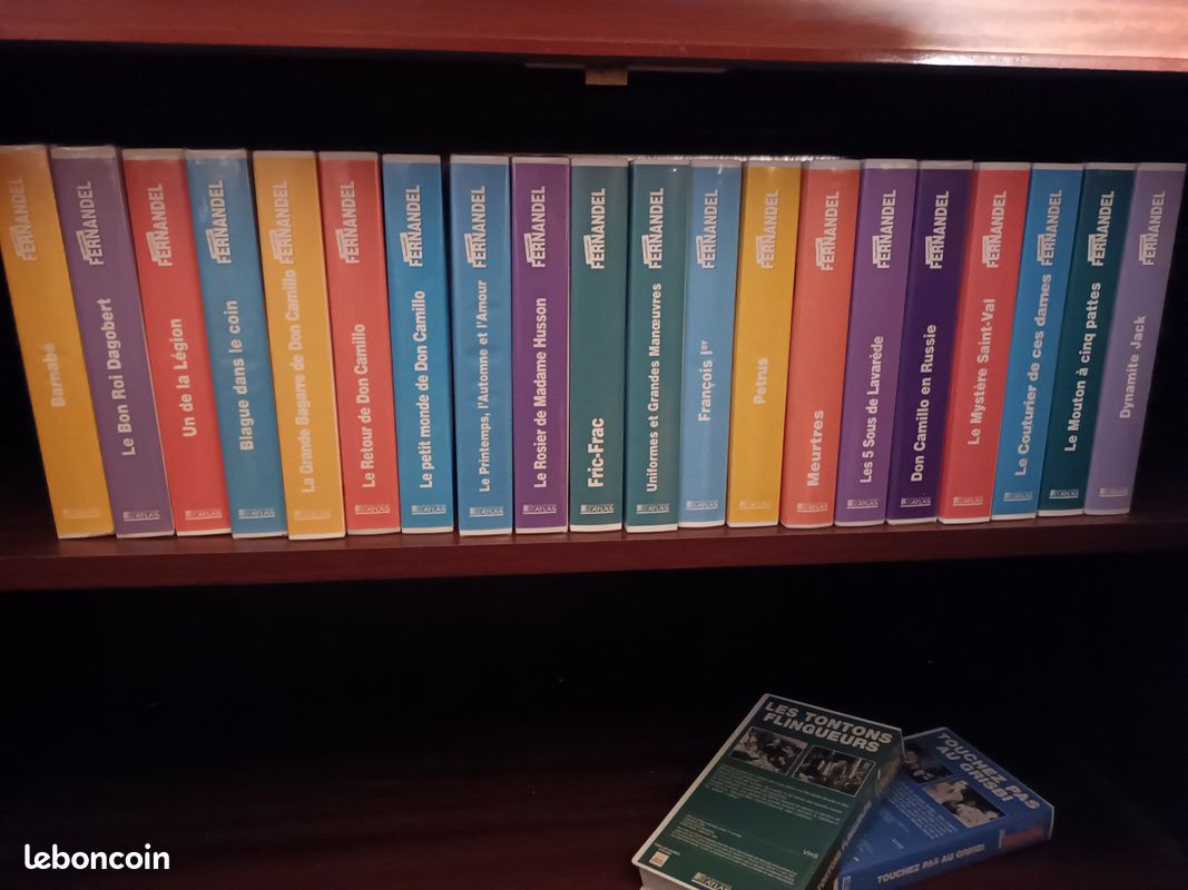 20 cassettes vidéo collection de Films de Fernandel (image 1)
