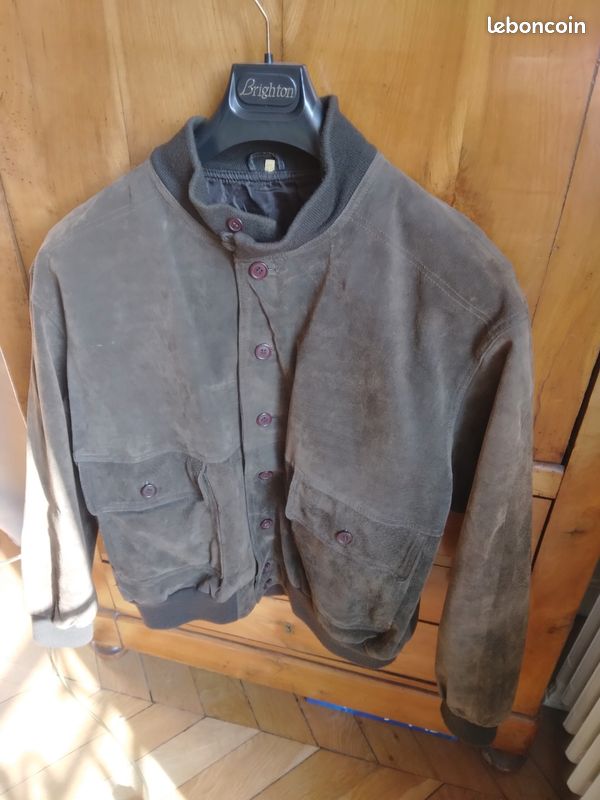 Blouson cuir pour hommes (image 1)