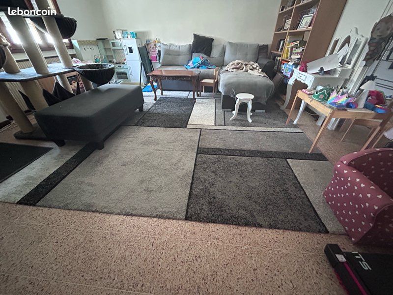 Tapis gris noir (image 1)