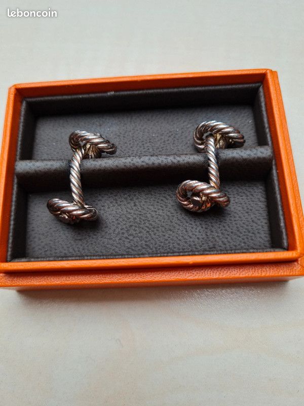 Boutons de manchettes HERMES (image 2)