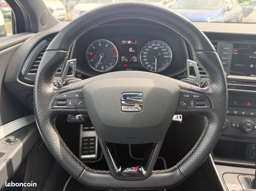 SEAT Leon SC 2.0 TSI 290 CH CUPRA BVA - CARPLAY/ANDROID AUTO - REGULATEUR ADAPTATIF - SIEGES AV CHAUFFANTS - (image 20)