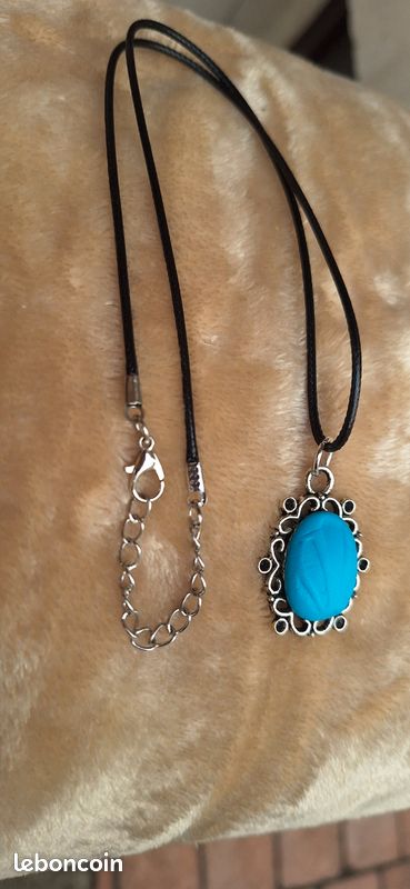 Collier été bleu (image 7)