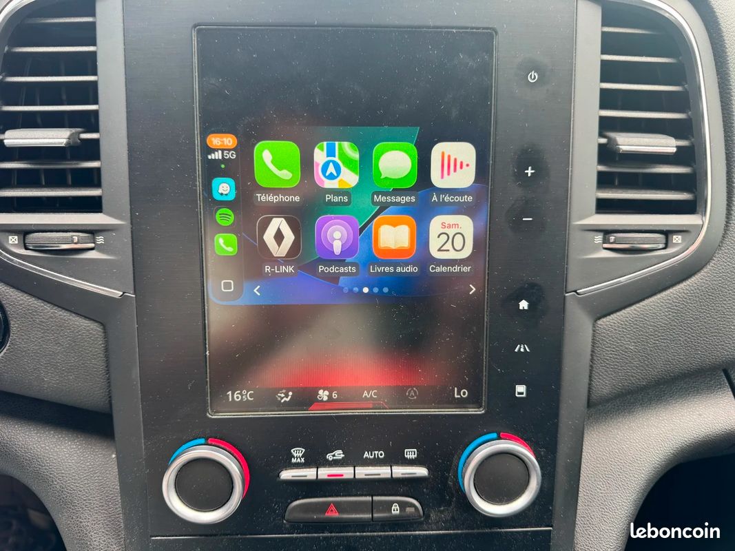 RENAULT MEGANE IV BERLINE TCe 130 Energy GT LINE/ APPLE CARPLAY/ SIEGES SPORT ALCANTARA/TISSU (image 23)