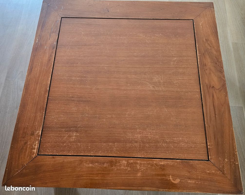Table base en teck opium 80x80cm (image 2)