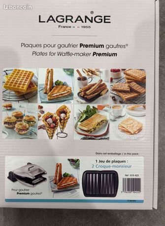 Plaques 4 Gaufrettes Pour La Gamme Premium - 010222 - Accessoire