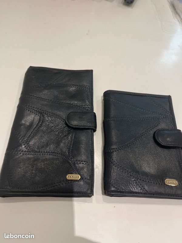 Portefeuille et porte chéquier Carven (image 1)
