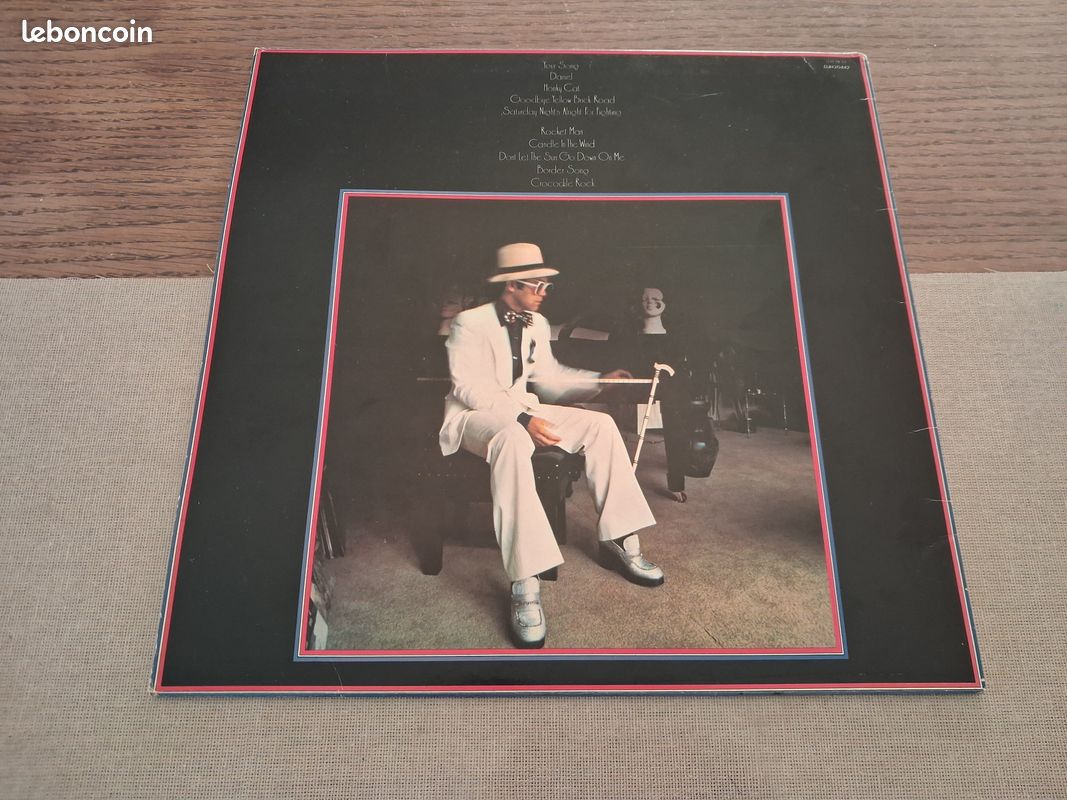 Déstockage avant déménagement - 33 Tours Elton John – Greatest Hits / 1980 Classic Rock, Pop Rock / Pressage UK (image 2)