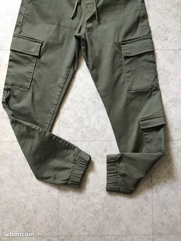Pantalon cargo kaki garçon taille XS (image 2)
