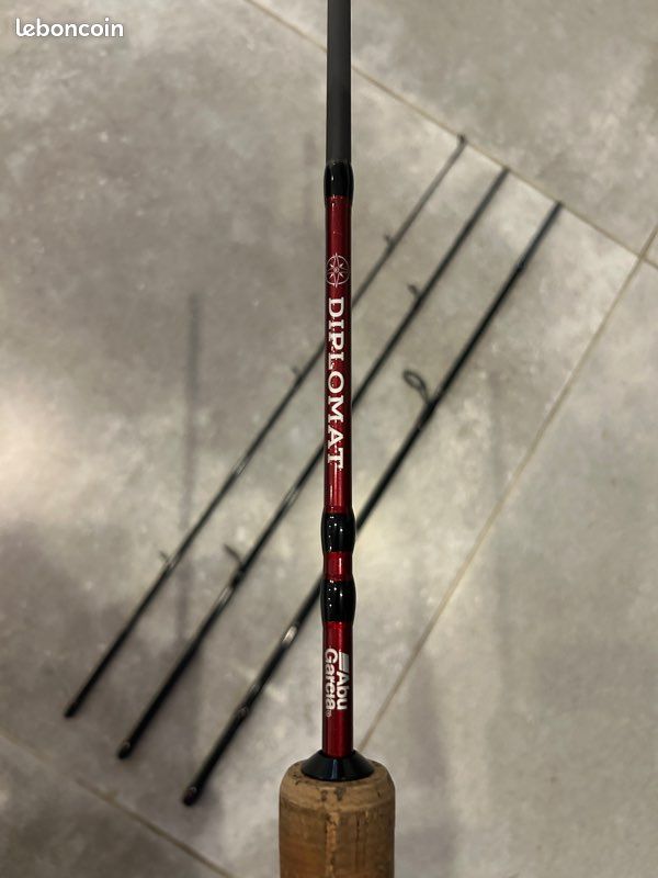 Canne Abu Garcia Diplomat X 70L – 2,13m 3-14g – 4 Pièces Voyage Spinning – Carbone Liège