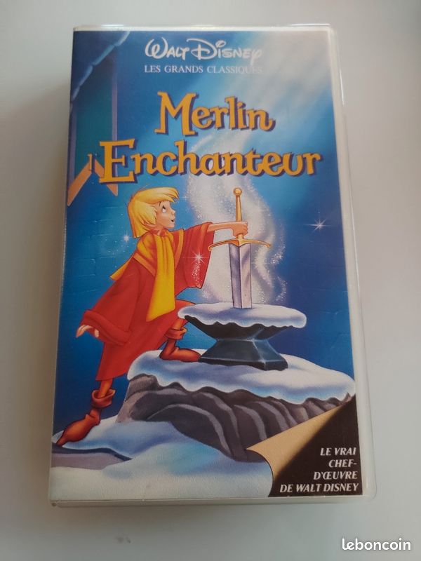 VHS merlin l'enchanteur (image 1)