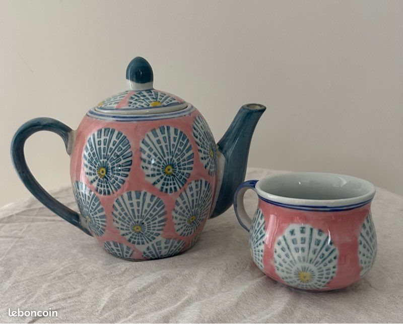 Théière et son petit pot à lait (image 1)