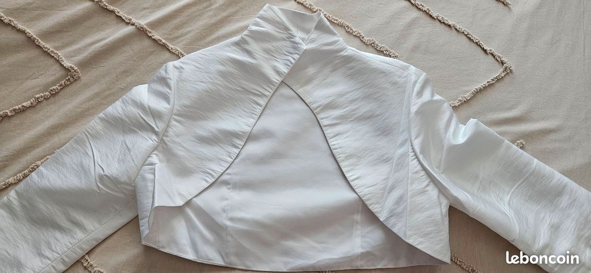 Bolero mariage blanc T.38 (image 3)
