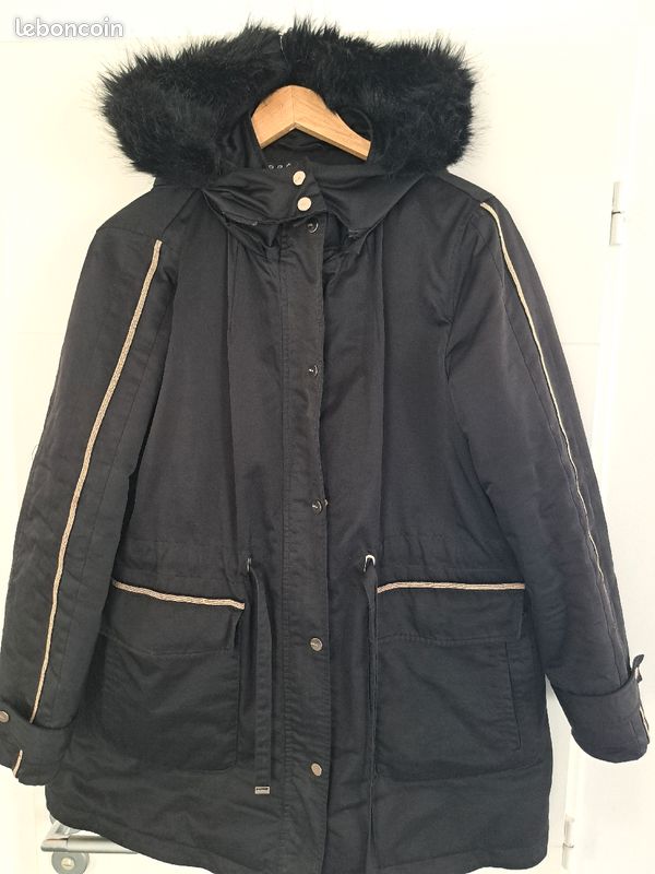 Manteau Femme Breal Manteaux Manteau Droit à Capuche Creme Femme Vibs