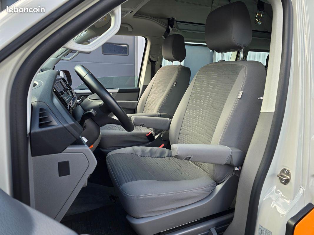VOLKSWAGEN CALIFORNIA COAST 2.0 TDI150ch DSG CARPLAY/IMMAT FR COVERING ORANGE garantie VW 08/2028 (image 16)