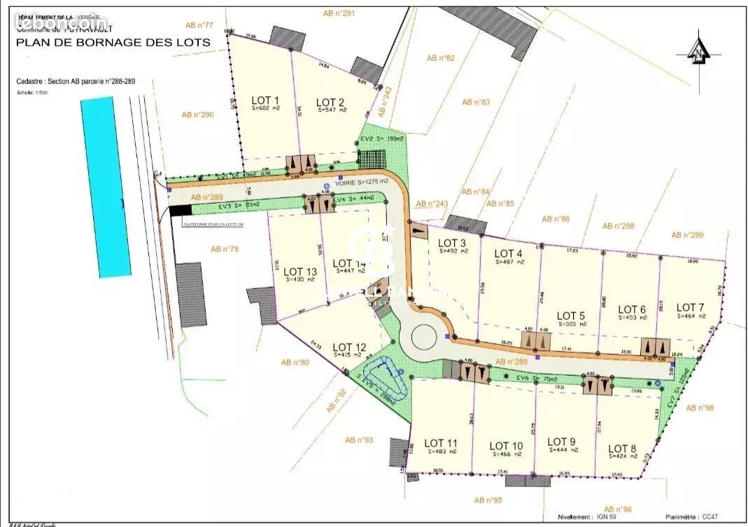 Terrain 483 m² · à Puyravault · 483 m² · 27 500 €
