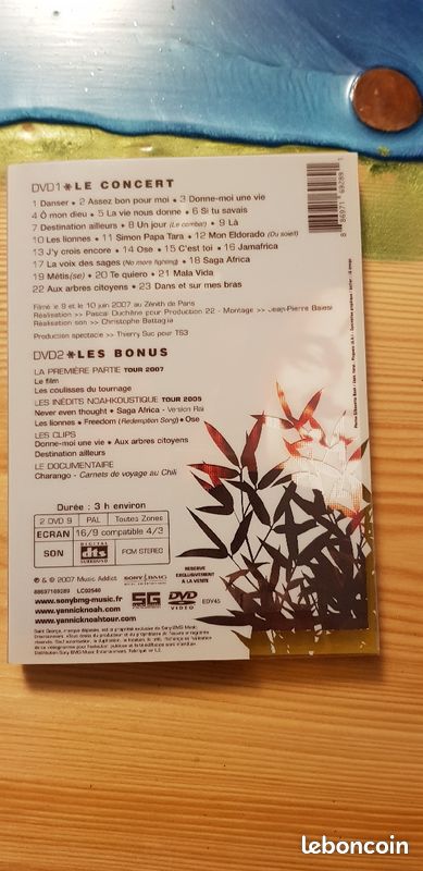DVD Yannick Noah Un autre voyage (image 2)