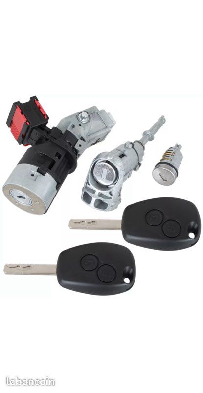 Neiman Interrupteur Start Lock avec clé pour Clio 3, Kangoo 2, Master 3, Modus, Trafic 3, Twingo 2, Dacia Duster, Sandero, Talent, Citan, Nissan